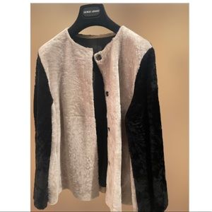 Giorgio Armani fur coat